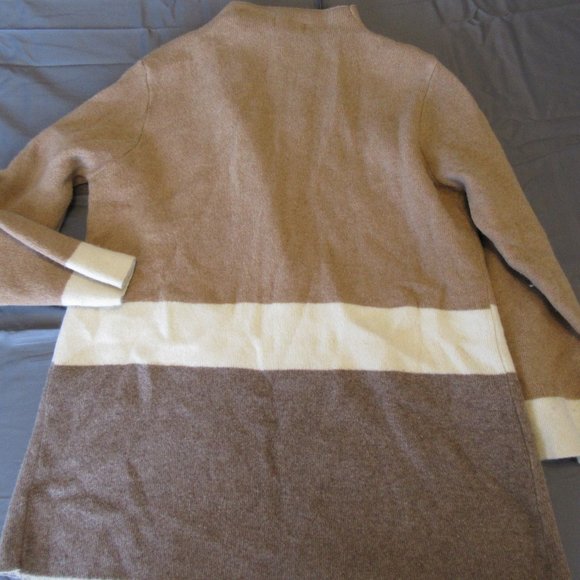 Womens A Ida Made in Italy Wool Blend Sweater Cardigan Sz L - Picture 8 of 8